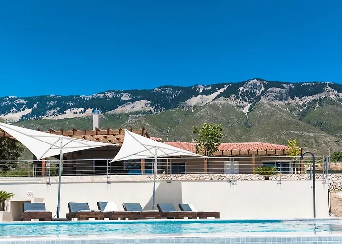 Blue Horizon With Private Pool & Sea View Villa Plateies