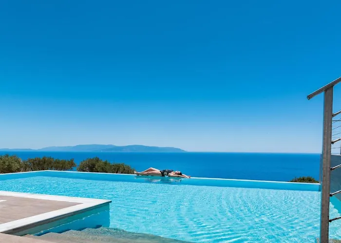Villa Blue Horizon With Private Pool & Sea View