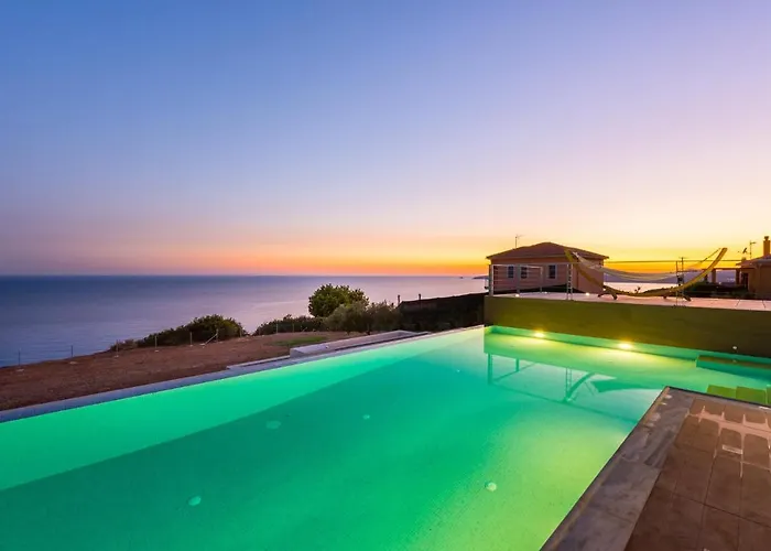 Blue Horizon With Private Pool & Sea View Villa *