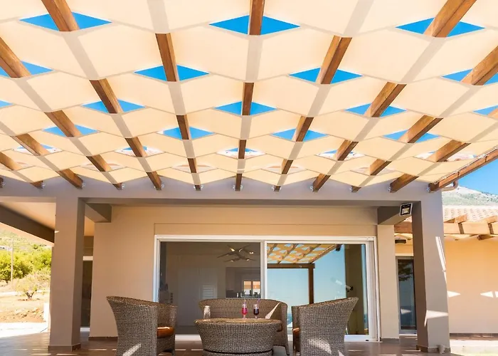 Blue Horizon With Private Pool & Sea View * Plateies